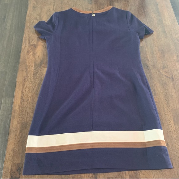 Tommy Hilfiger Short Sleeve Dress with Suede Details - Picture 5 of 7